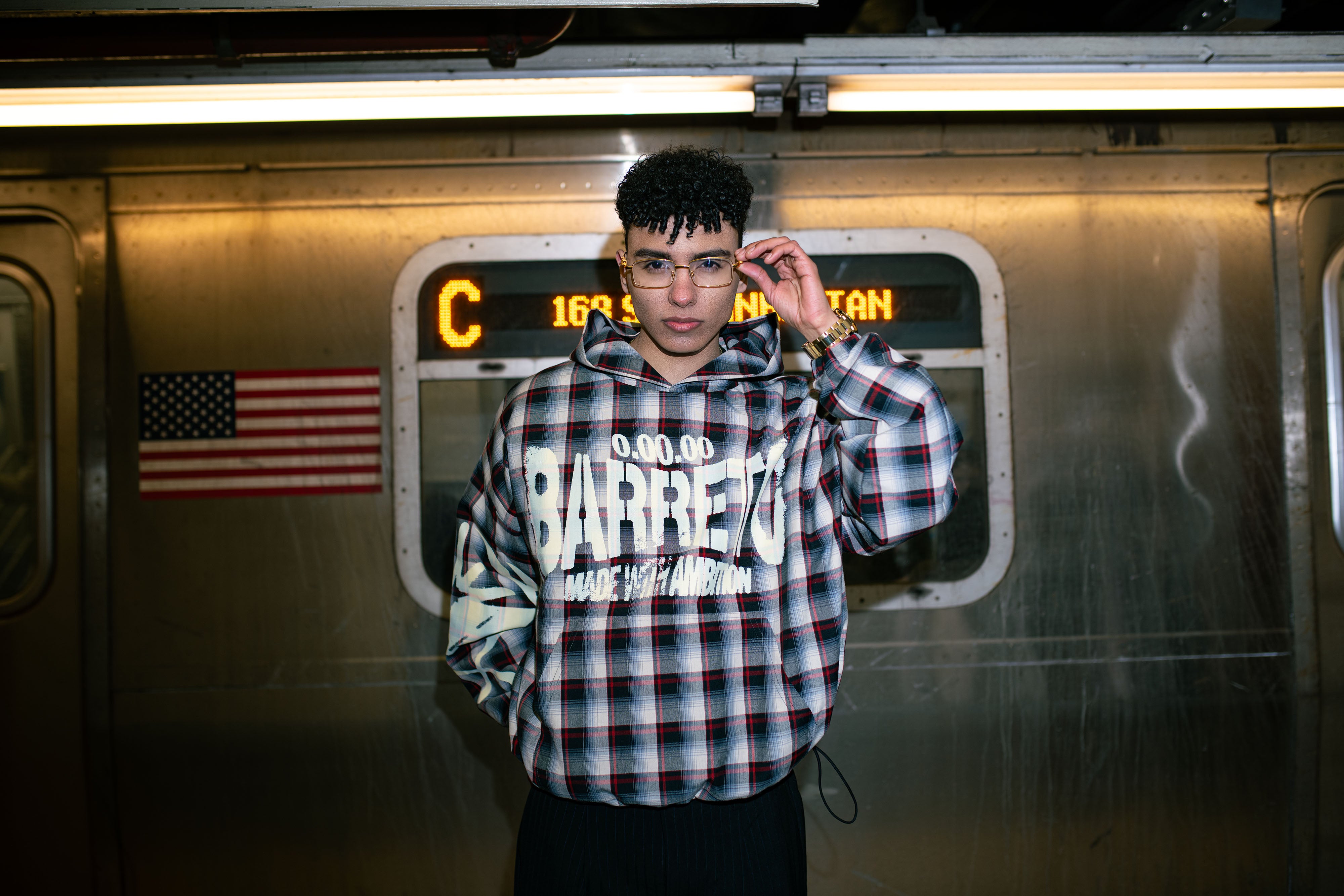 TARTAN HOODIE BEIGE (REVERSIBLE) (Limited to 15)