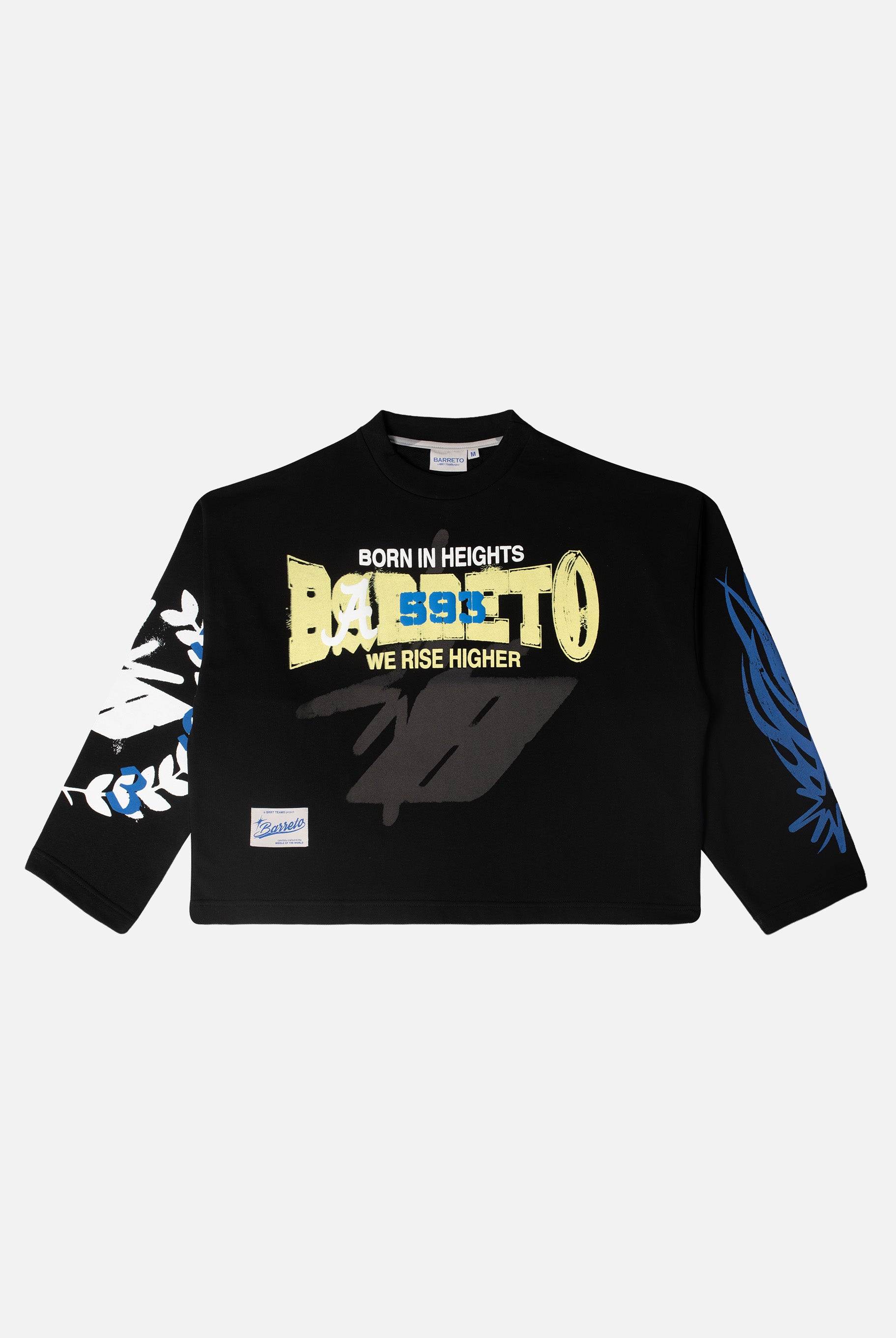 BLACK 593 CREWNECK