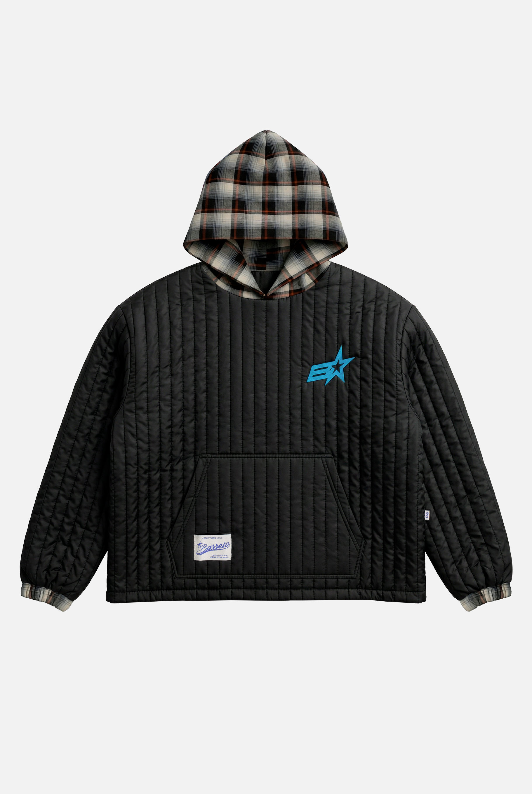 TARTAN HOODIE BEIGE (REVERSIBLE) (Limited to 15)