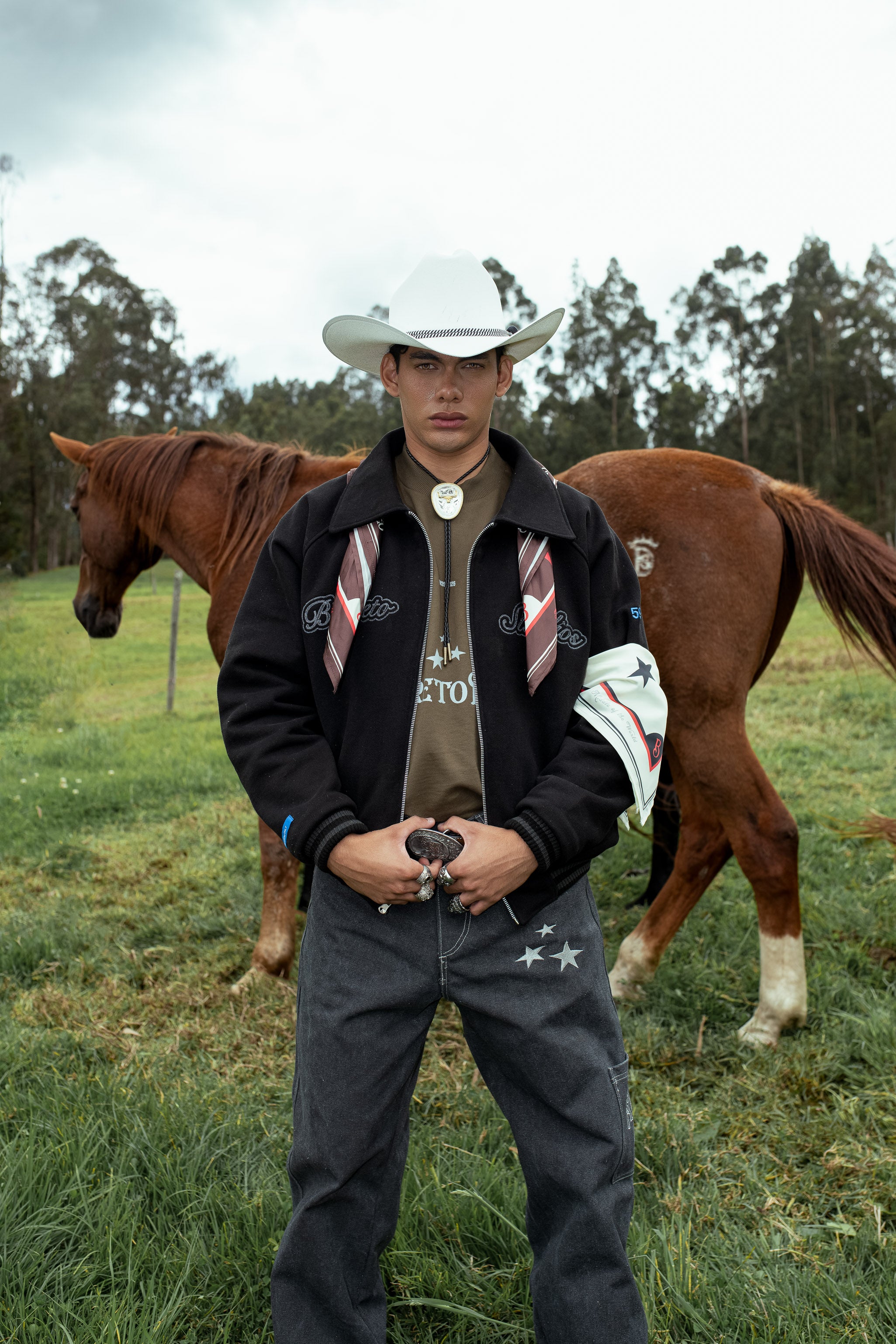 PREMIUM Tshirt green BarretoRodeo